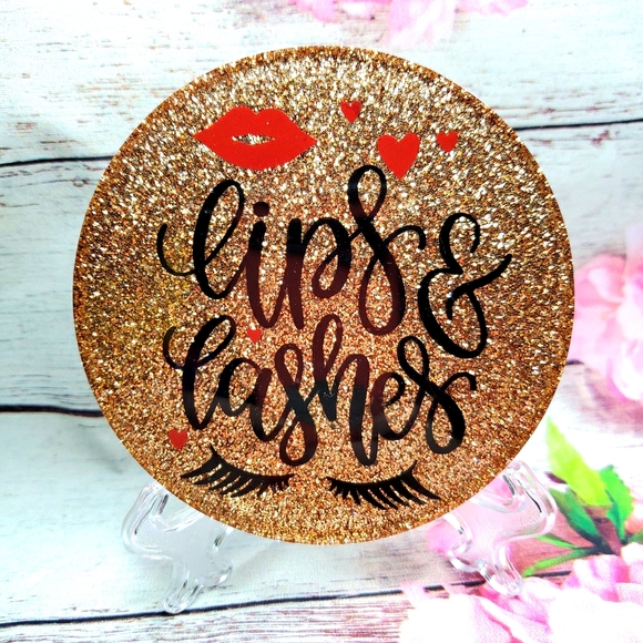 Handmade Cosmetic Pocket/Purse Mirror - Picture 1 of 4